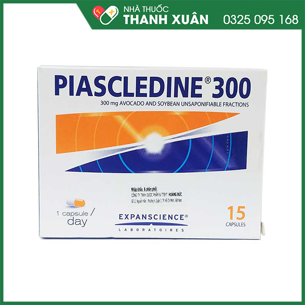 Piascledine 300 trị bệnh lý thoái hóa khớp